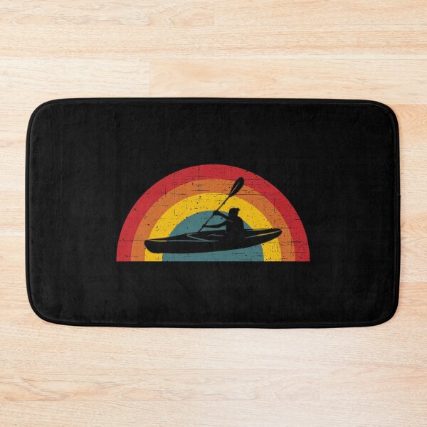 Item preview, Woman Kayaker - Vintage Half Circle designed and sold by HeatherPore.