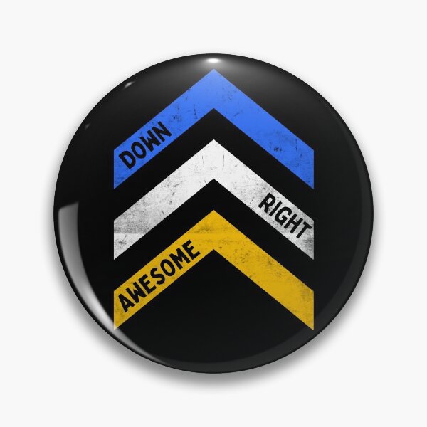 Item preview, Down Right Awesome - Down Syndrome Awareness designed and sold by Zeevla.
