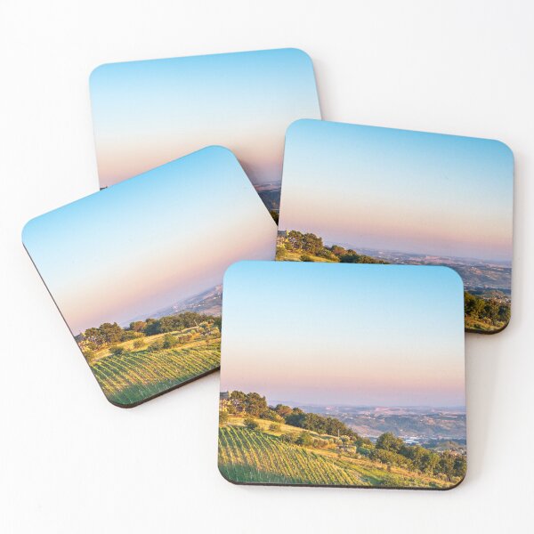 Item preview, Beautiful sunset on the countryside of Marche in a summer evening designed and sold by zakaz86.