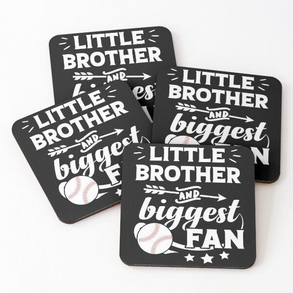 Item preview, Little Brother and Biggest Fan Baseball Family Fan designed and sold by Stella Clue.