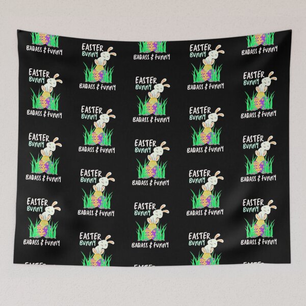 Item preview, Easter Bunny Badass And Funny designed and sold by Joy Poddar.