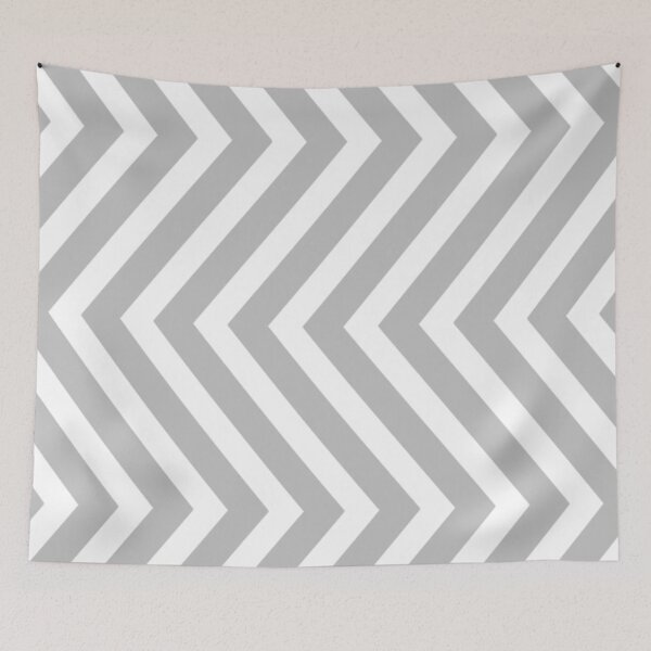 Item preview, Gray and White Zig Zag designed and sold by TheWalnut.