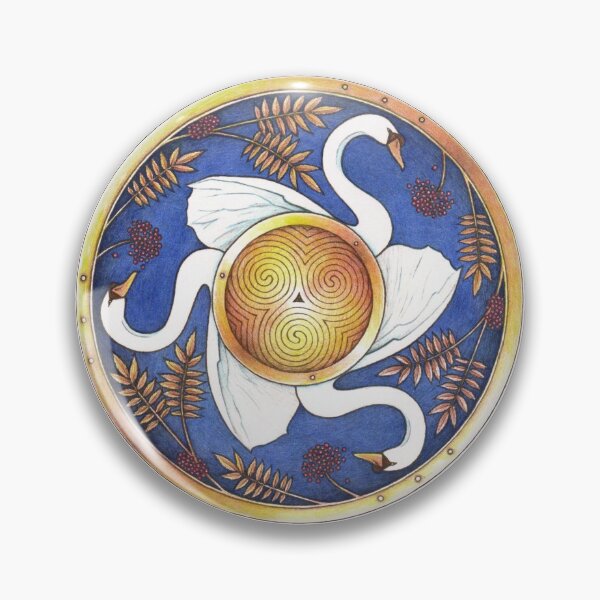 Item preview, Shield of Brighid (blue) designed and sold by Yuri Leitch.