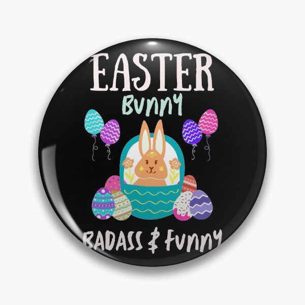 Item preview, Easter Bunny Badass And Funny designed and sold by Joy Poddar.