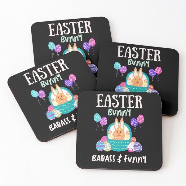 Item preview, Easter Bunny Badass And Funny designed and sold by Joy Poddar.