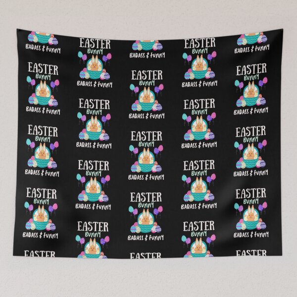Item preview, Easter Bunny Badass And Funny designed and sold by Joy Poddar.