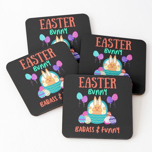 Item preview, Easter Bunny Badass And Funny designed and sold by Joy Poddar.