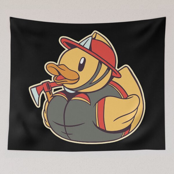 Item preview, Cute Fireman Duck designed and sold by infleims.