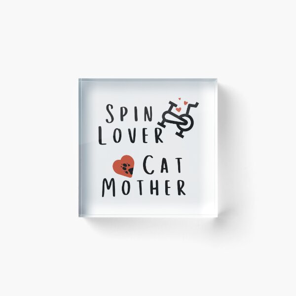 Item preview, Spin Lover Cat Mother - Spin Class designed and sold by ArbitraryKiyo.