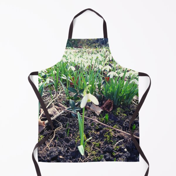 Item preview, Snowdrop Flowers in Dark soil and Brown Leaves designed and sold by Mothe3rd.