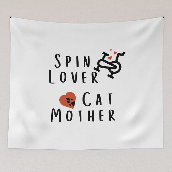 Item preview, Spin Lover Cat Mother - Spin Class designed and sold by ArbitraryKiyo.