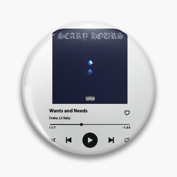Item preview, wants and needs scary hours drake Spotify designed and sold by aspolaris17.