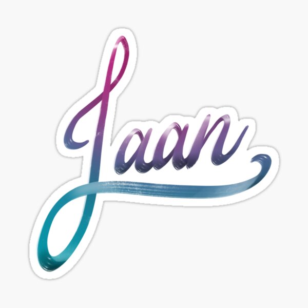 Jaan Stickers Redbubble
