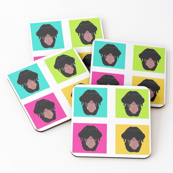 Item preview, Happy Black Lab: Neon designed and sold by rmcbuckeye.
