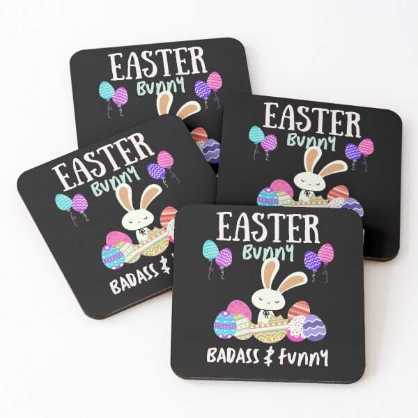 Item preview, Easter Bunny Badass And Funny designed and sold by Joy Poddar.