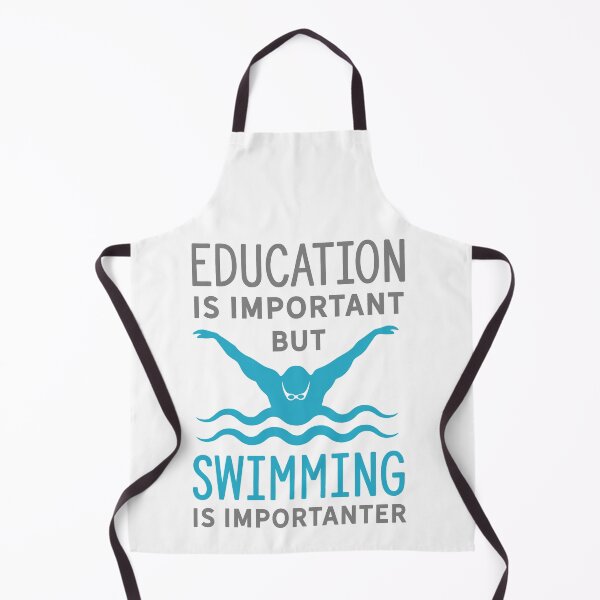 Item preview, education is important but swimming is importanter designed and sold by PRINTED ..
