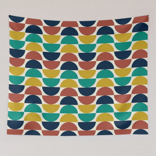 Item preview, Mid mod colorful pattern designed and sold by likebakerdo.