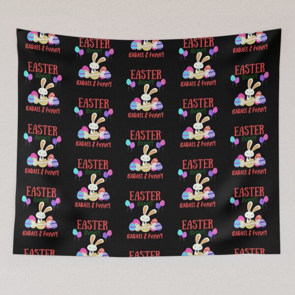 Item preview, Easter Bunny Badass And Funny designed and sold by Joy Poddar.