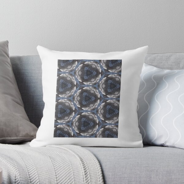 Kaleidoscope Crow Pattern Throw Pillow