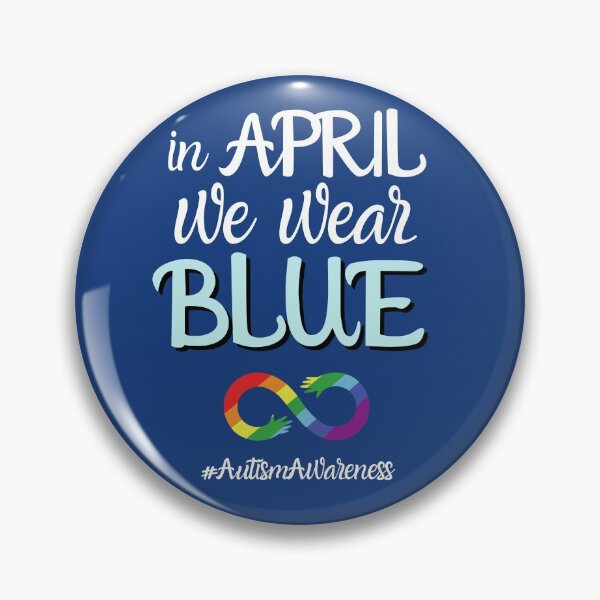Item preview, In April We Wear Blue #AutismAwareness designed and sold by DocTeen.