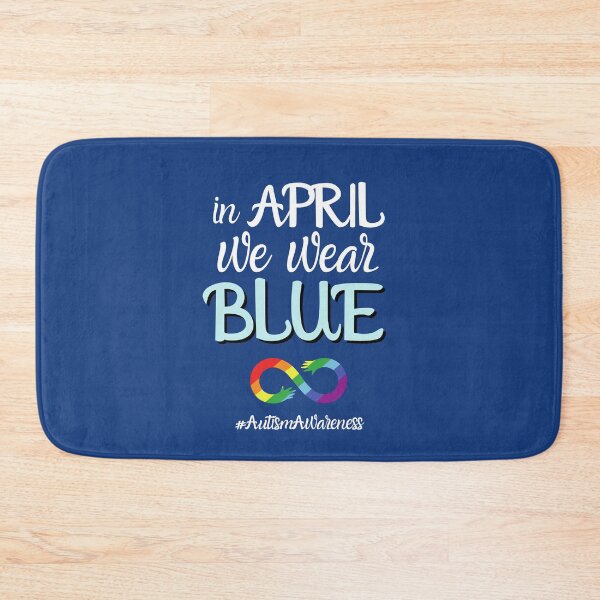 Item preview, In April We Wear Blue #AutismAwareness designed and sold by DocTeen.