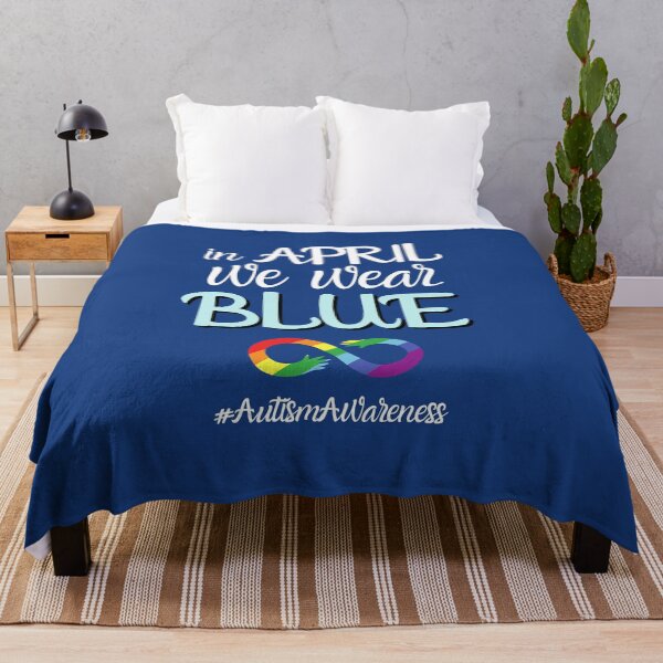 Item preview, In April We Wear Blue #AutismAwareness designed and sold by DocTeen.