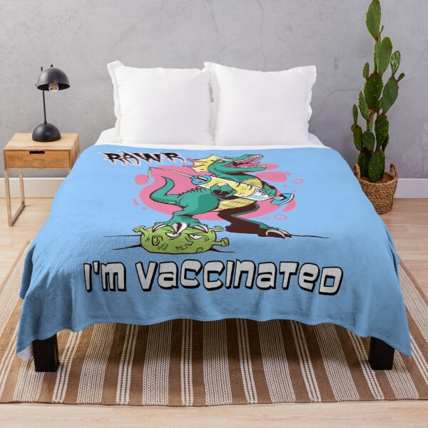 Item preview, Rawr I'm Vaccinated designed and sold by Frosty1489.