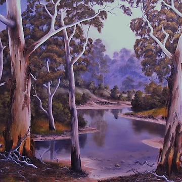 Artwork thumbnail, SHALLOW RIVER by john cocoris