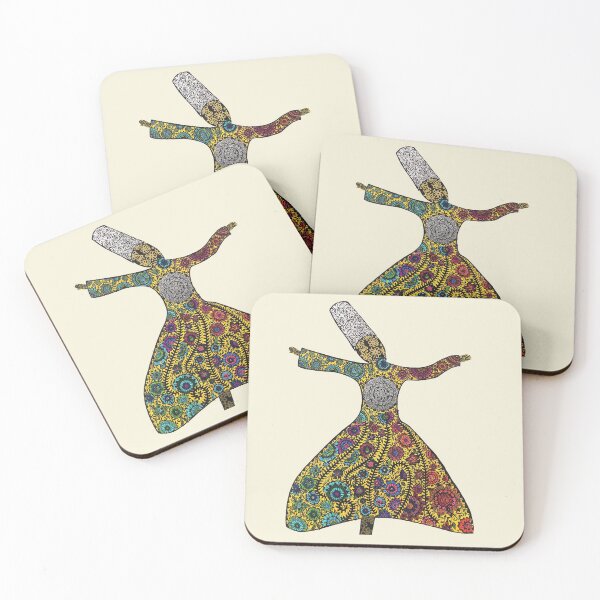 Item preview, The whirling dervish | pen doodle designed and sold by Aleeza Janmohamed.