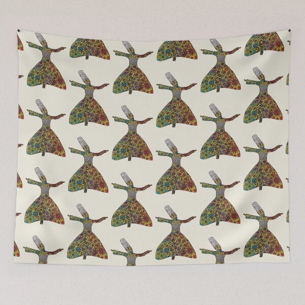 Item preview, The whirling dervish | pen doodle designed and sold by Aleeza Janmohamed.