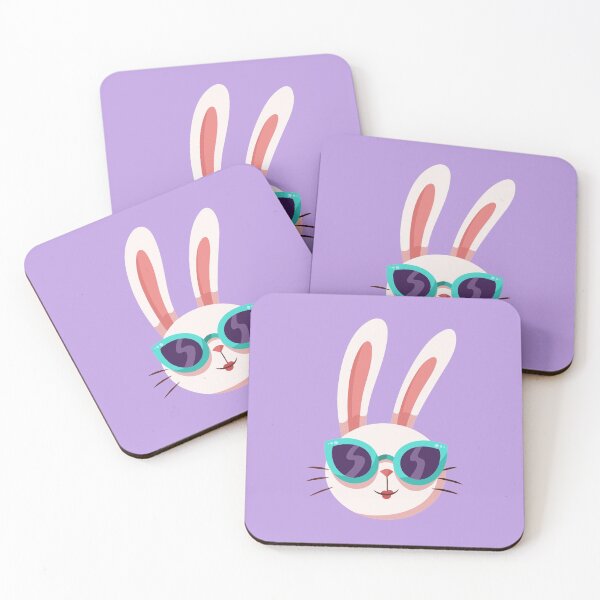 Item preview, Bunny With Glasses - Rabbit with glasses designed and sold by Jessi Review.