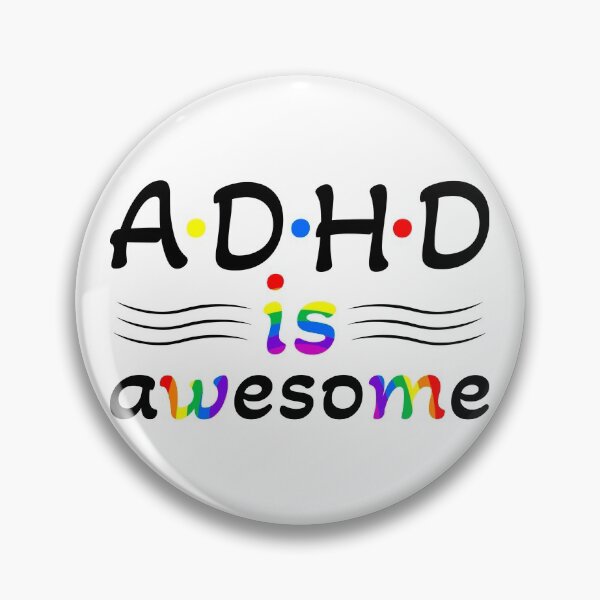 Item preview, ADHD is awesome designed and sold by Fibanacci.