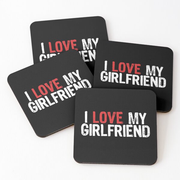 Item preview, I Love My Girlfriend designed and sold by The "I Love Everything" Shop.