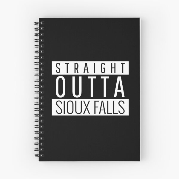 Aperçu de l'œuvre Tout droit Outta Sioux Falls créée et vendue par Teelogic.
