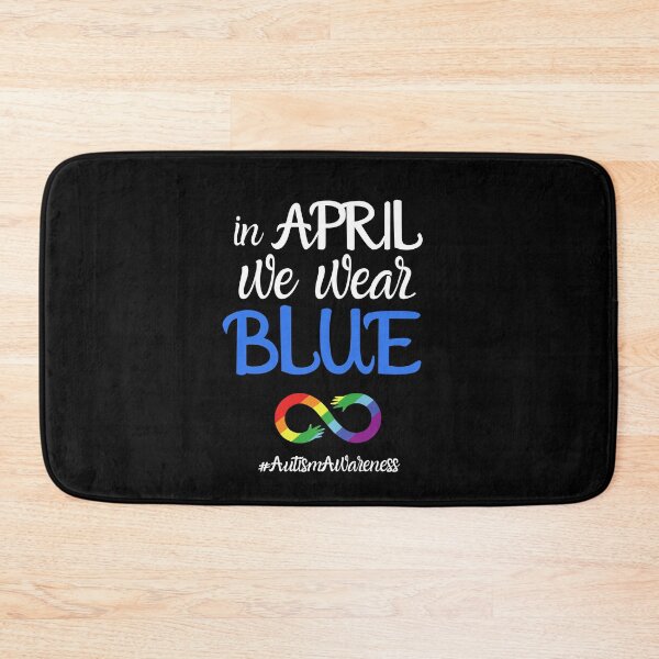 Item preview, In April We Wear Blue #AutismAwareness #2 designed and sold by DocTeen.