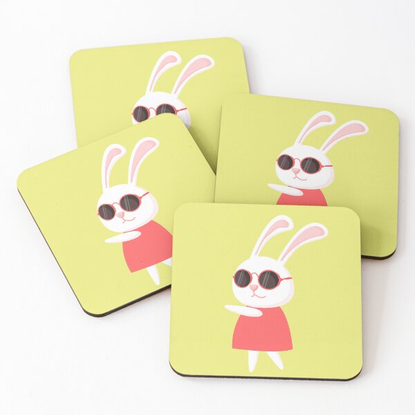 Item preview, Bunny With Glasses - Rabbit with glasses designed and sold by Jessi Review.