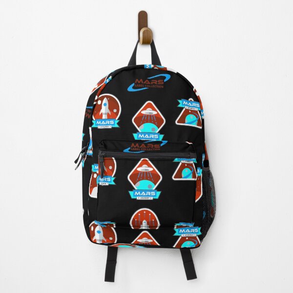 Item preview, Mission to Mars - 7 Sticker Pack - Blue Red Brown designed and sold by NoMatterLab.