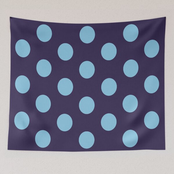 Item preview, Large BABY BLUE & NAVY BLUE POLKA DOTS designed and sold by RachelMacht.