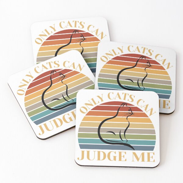 Item preview, Only Cats Can Judge Me designed and sold by Color World.