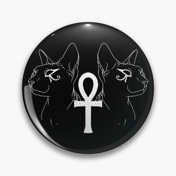 Item preview, Cat with ankh designed and sold by creativeNF.