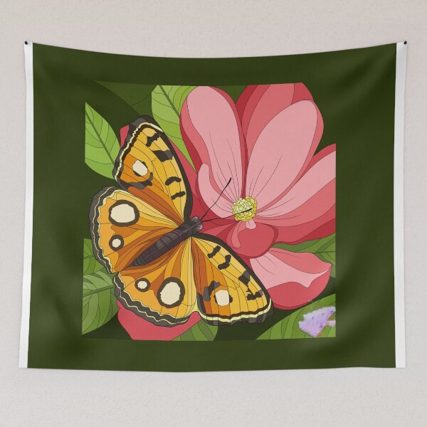Item preview, mariposa en el marco designed and sold by ritusdesigns.