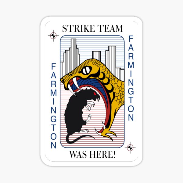 The Shield Strike Team Greeting Card for Sale by heyst