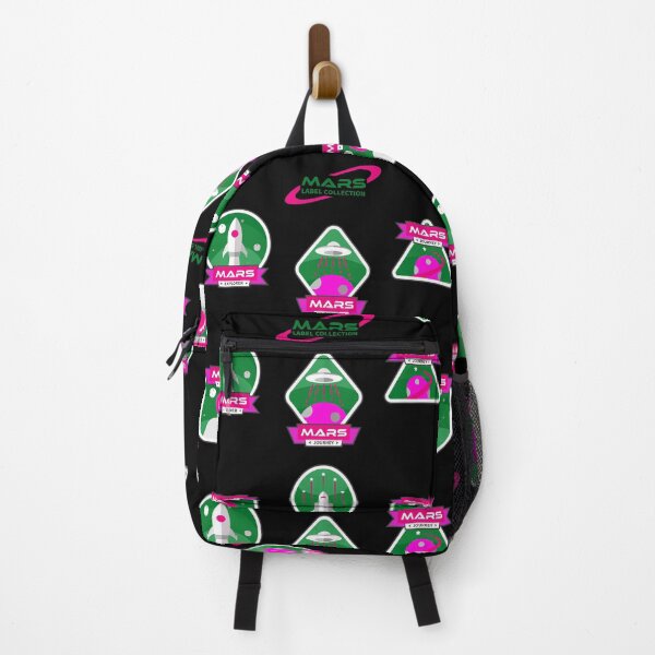 Item preview, Mission to Mars - 7 Sticker Pack - Green and Hot Pink designed and sold by NoMatterLab.