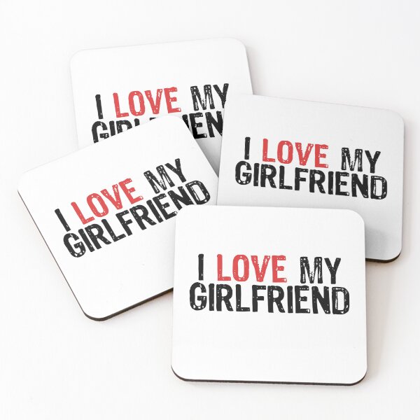 Item preview, I Love My Girlfriend designed and sold by The "I Love Everything" Shop.