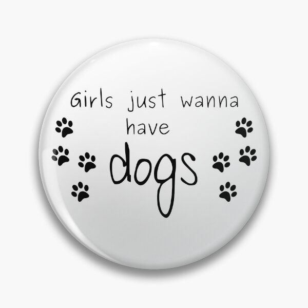 Item preview, Las chicas solo quieren tener perros designed and sold by MissRodra.