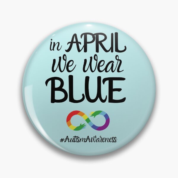 Item preview, In April We Wear Blue #AutismAwareness #3 designed and sold by DocTeen.