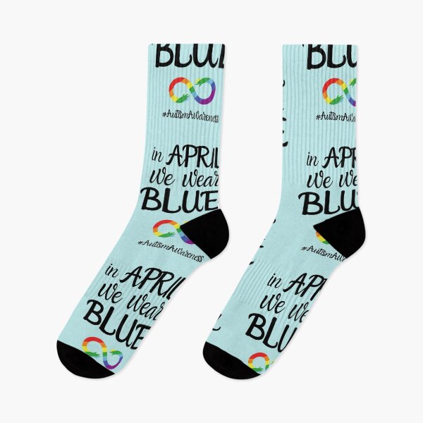 Item preview, In April We Wear Blue #AutismAwareness #3 designed and sold by DocTeen.