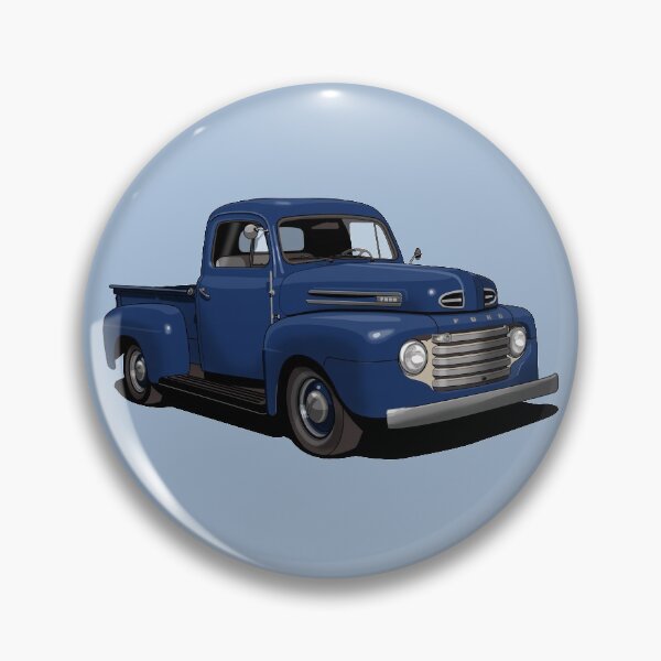 Item preview, 1950 Ford F1 Pickup Truck in dark blue designed and sold by candc-retro.