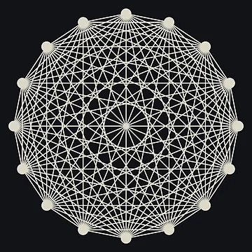 Artwork thumbnail, Graph Theory - Complete Graph by Mechashadow