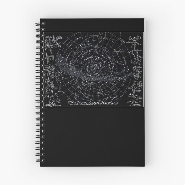 Item preview, THE NORTHERN HEAVENS : Vintage Star Map Print designed and sold by posterbobs.